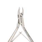 Cążki do skórek podwójna sprężyna srebrne <i>CN110 ostrze 3mm</i> - obrazek 2