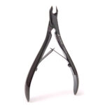 Tytanowe cążki do skórek czarne błyszczące ostrze 3mm