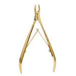 Tytanowe cążki do skórek złote polerowane <i>CN119.TG ostrze 7mm</i>