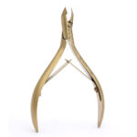 Cążki do skórek w kolorze złotym z ostrzem 5mm